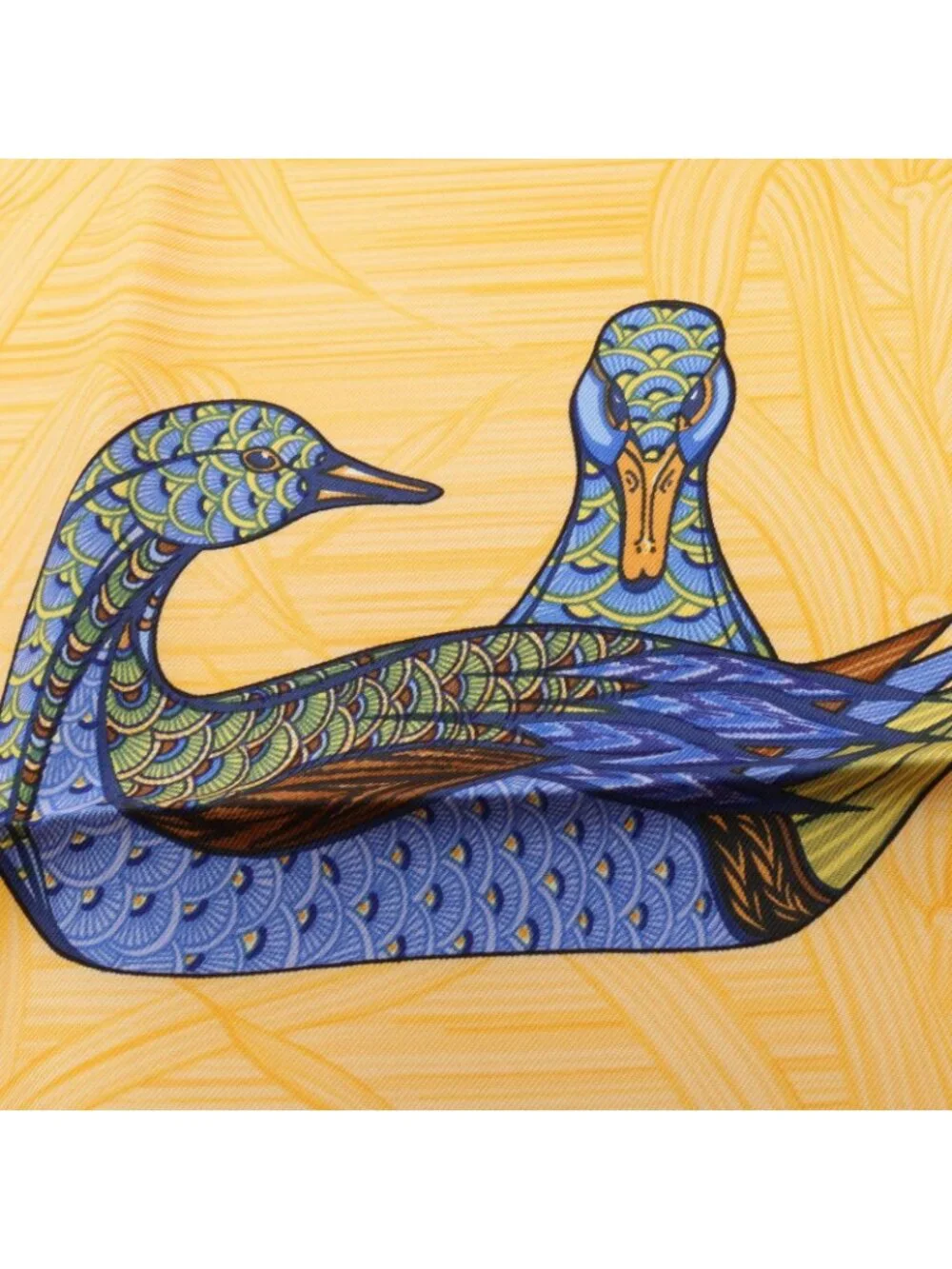 Hermes Scarf Carre 90 la Mare Aux Canards Silk